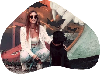 Photo du profil avec son chien